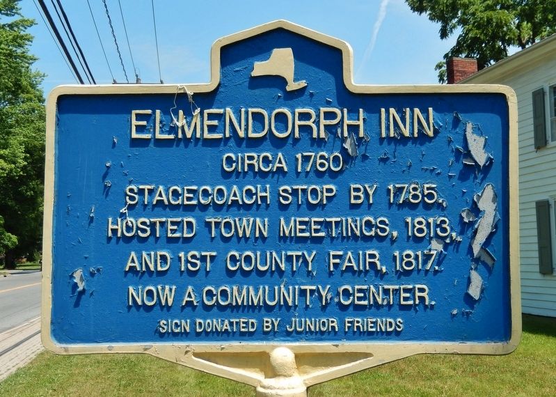 Elmendorph Inn Marker image. Click for full size.