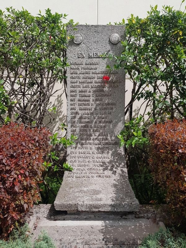 An additional memorial to those killed in El Salvador. Click for full size. An additional memorial to those killed in El Salvador image. Click for full size.