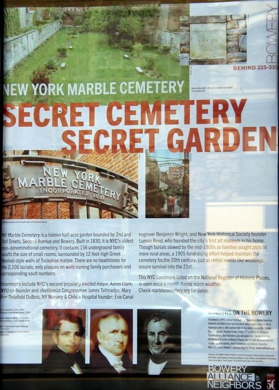 Secret Cemetery Secret Garden Marker image. Click for full size.