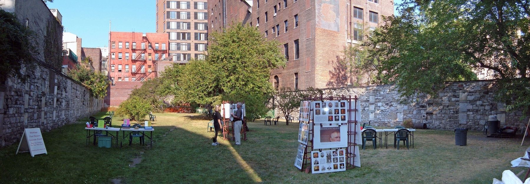 The New York Marble Cemetery Grounds image. Click for full size.