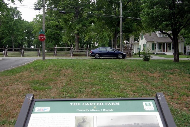 Carter Gin House Marker former site image. Click for full size.