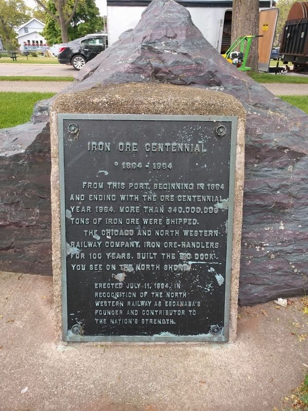 Iron Ore Centennial Marker image. Click for full size.