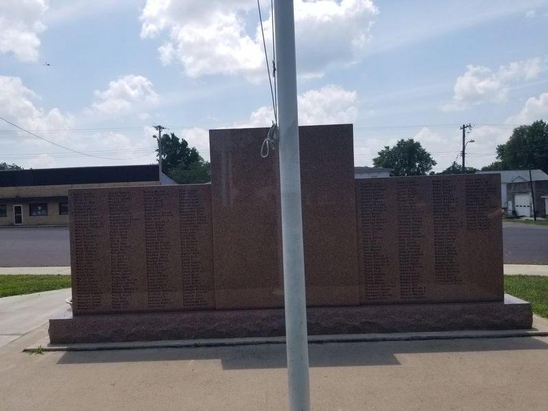 back of Veterans Memorial image. Click for full size.