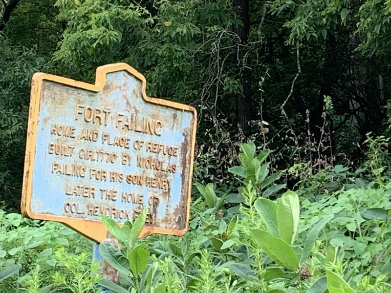 Fort Failing Marker. Click for full size. Fort Failing Marker image. Click for full size.