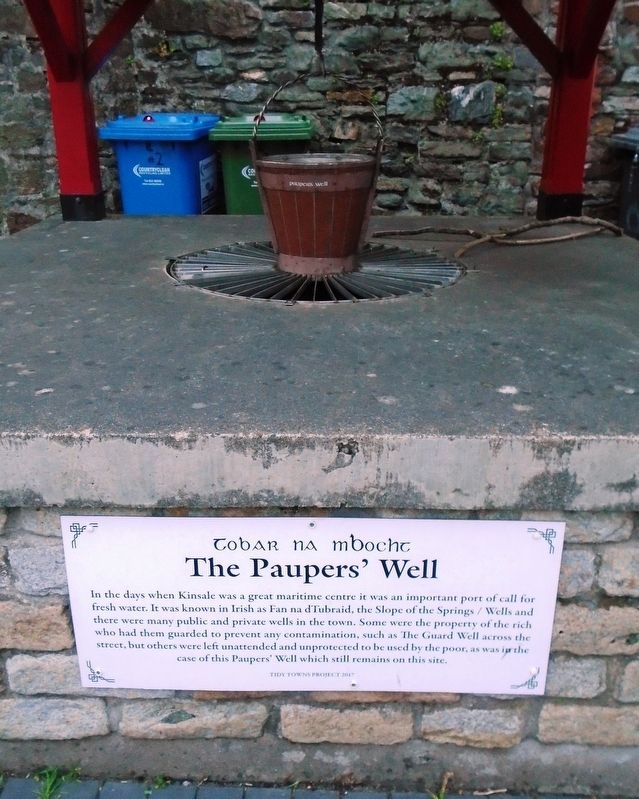 The Pauper's Well / Tobar na mbocht Marker image. Click for full size.