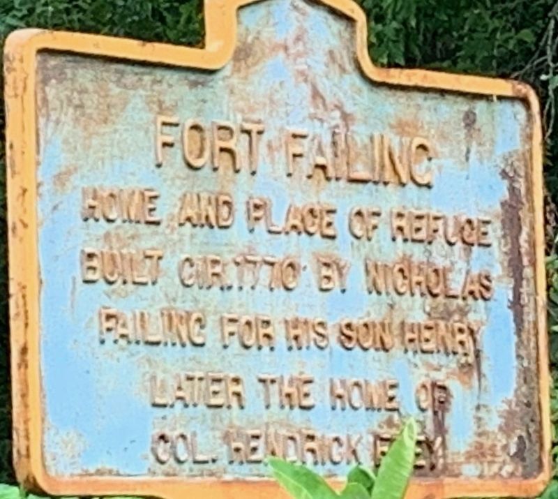 Fort Failing Marker image. Click for full size.