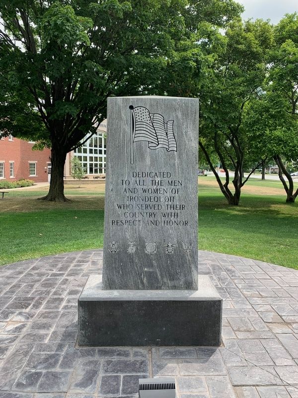 Irondequoit War Memorial. Click for full size. Irondequoit War Memorial image. Click for full size.