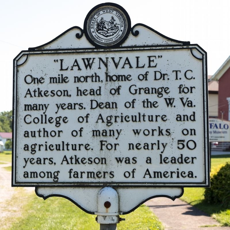The “Lawnvale” side of the marker image. Click for full size.