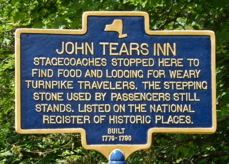 John Tears Inn Marker image. Click for full size.