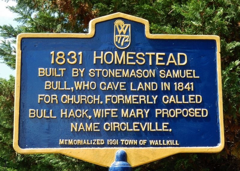 1831 Homestead Marker image. Click for full size.