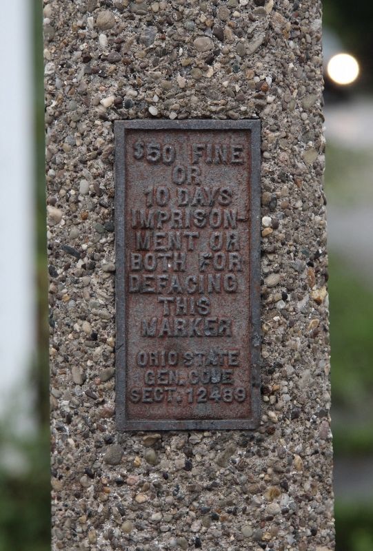 Kenton and Tecumseh Directional Marker Marker. Click for full size. Kenton and Tecumseh Directional Marker Marker image. Click for full size.