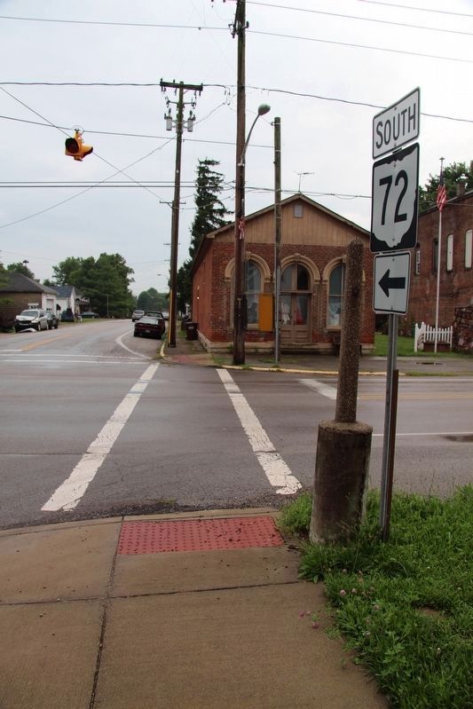 Kenton and Tecumseh Directional Marker Marker. Click for full size. Kenton and Tecumseh Directional Marker Marker image. Click for full size.