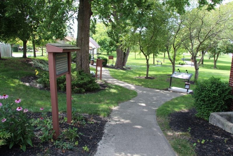 The Franke Historical Walkway Marker image. Click for full size.