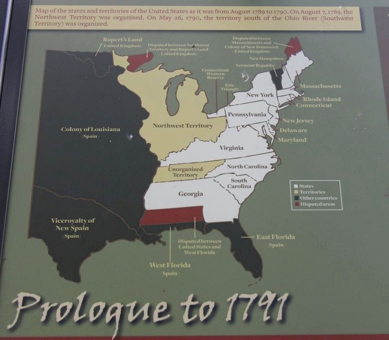 Prologue to 1791 Marker image. Click for full size.