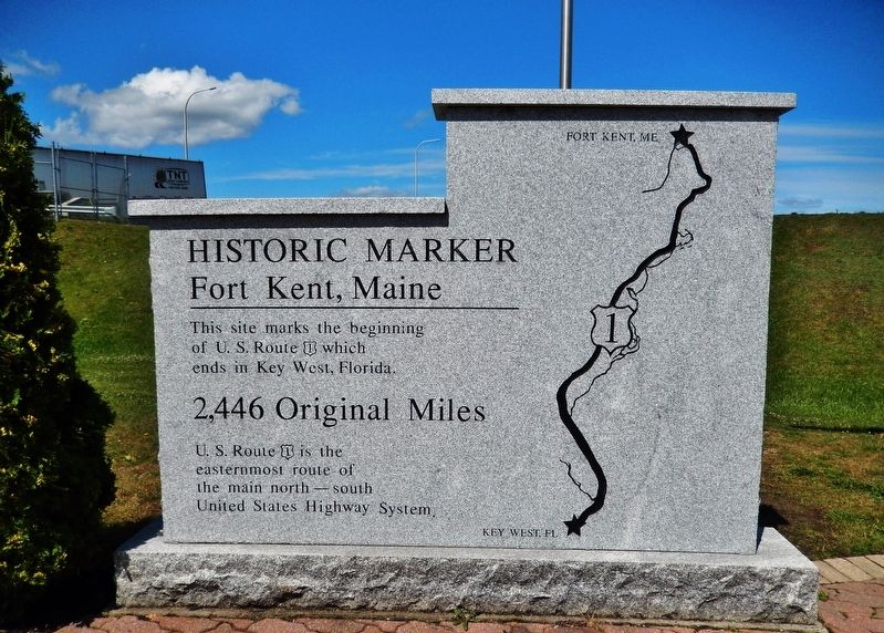 America's First Mile Marker (<i>left-side panel</i>) image. Click for full size.