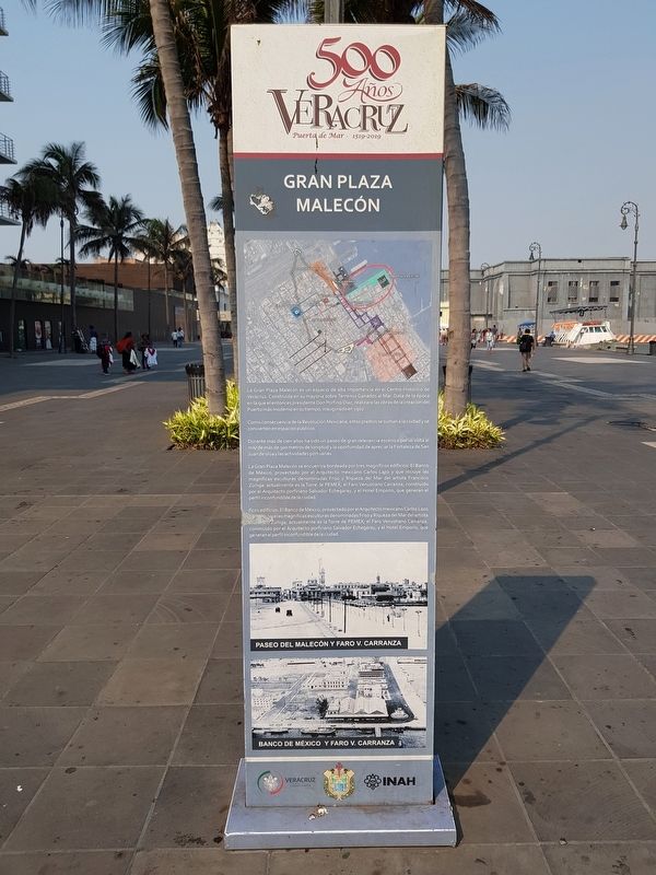 Gran Plaza Malecón Marker. Click for full size. Gran Plaza Malecón Marker image. Click for full size.