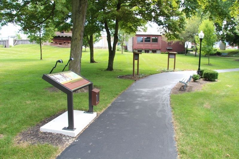 The Old Wabash River Marker image. Click for full size.