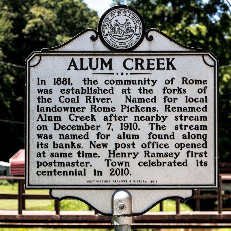 Alum Creek Marker image. Click for full size.