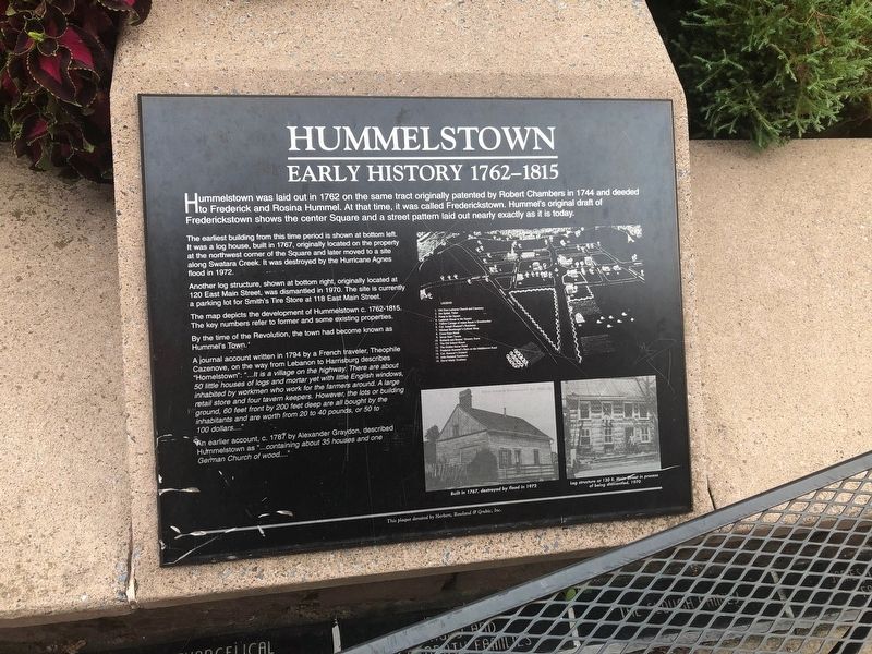 Hummelstown Marker image. Click for full size.