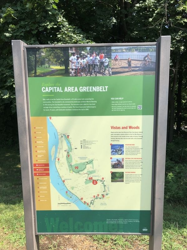 Explore the Capital Area Greenbelt Marker image. Click for full size.