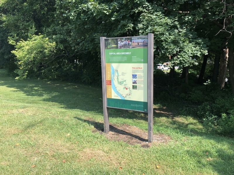 Explore the Capital Area Greenbelt Marker image. Click for full size.