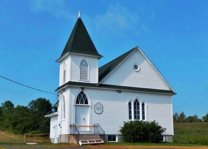Scottish Settlement Church<br>(<i>located about 3 kilometers north of marker</i>) image. Click for full size.