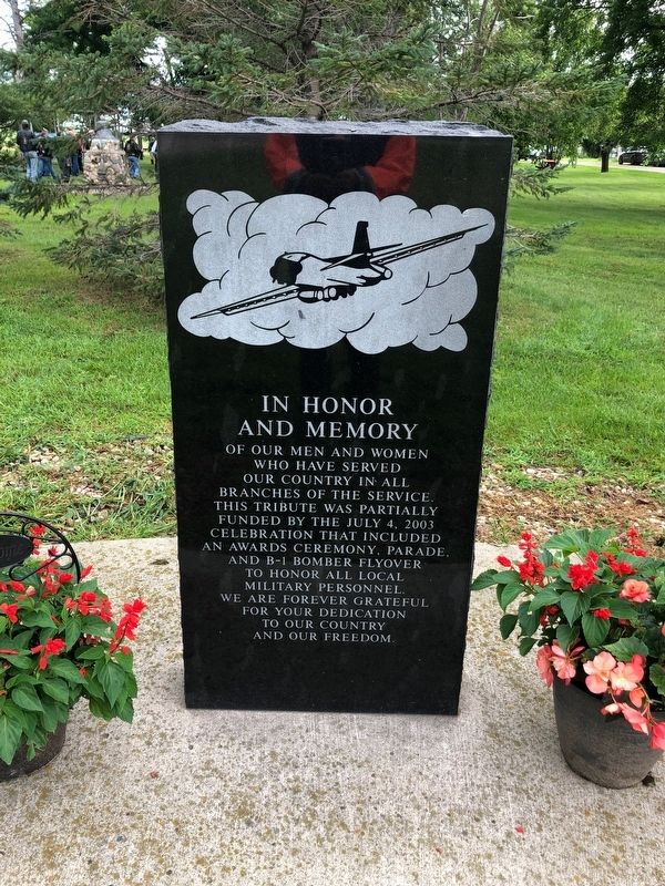 Frederick, South Dakota Veterans Memorial image. Click for full size.