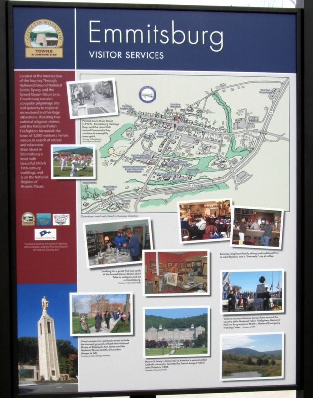 Emmitsburg Marker panel 2. Click for full size. Emmitsburg Marker panel 2 image. Click for full size.