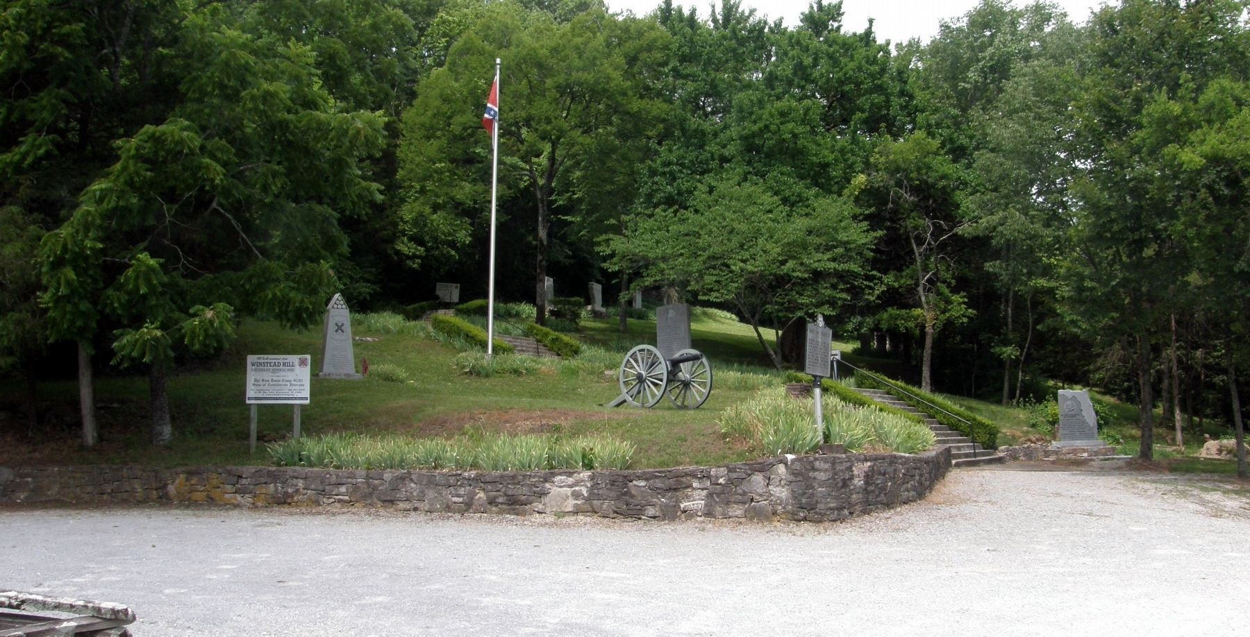 Winstead Hill Confederate Memorial Park. Click for full size. Winstead Hill Confederate Memorial Park image. Click for full size.