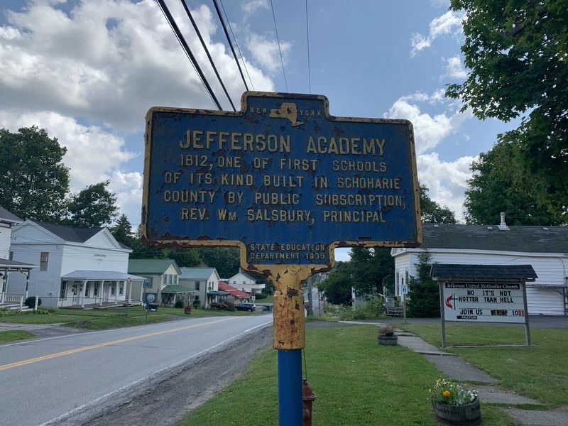 Jefferson Academy Marker image. Click for full size.