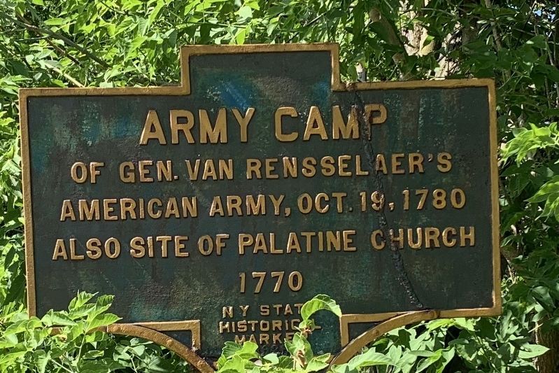 Army Camp Marker image. Click for full size.