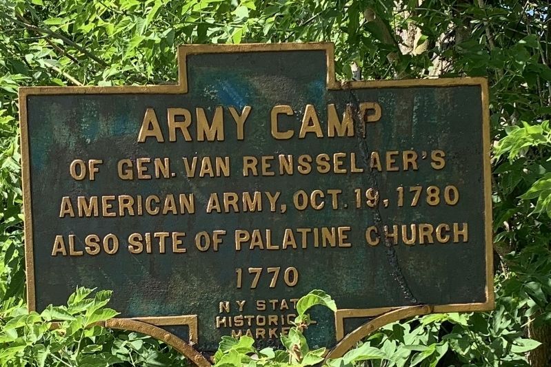 Army Camp Marker image. Click for full size.