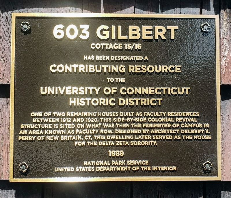 603 Gilbert Marker. Click for full size. 603 Gilbert Marker image. Click for full size.