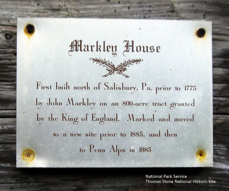 Markley House Marker image. Click for full size.