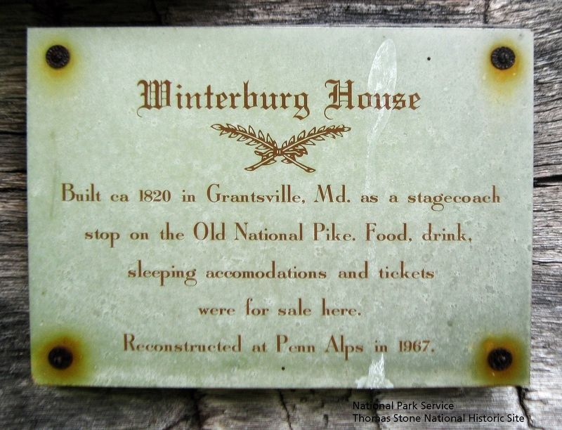 Winterburg House Marker. Click for full size. Winterburg House Marker image. Click for full size.