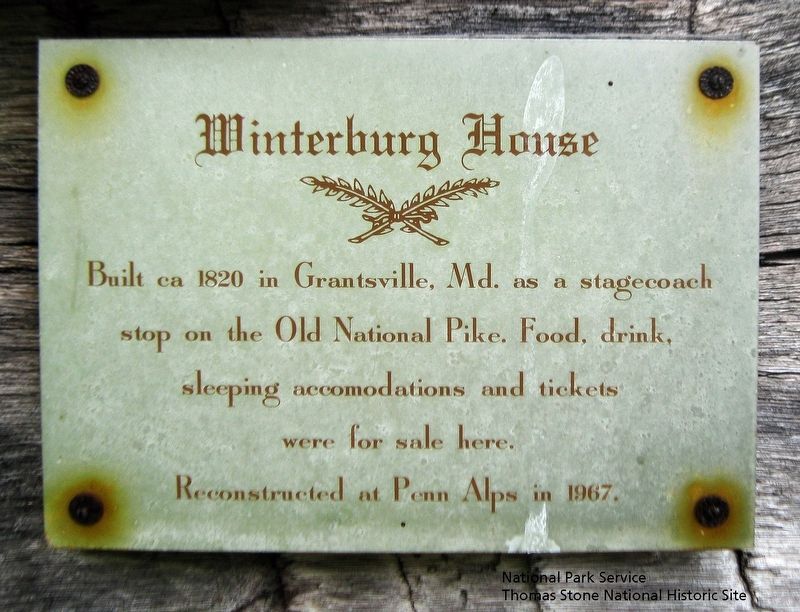 Winterburg House Marker image. Click for full size.