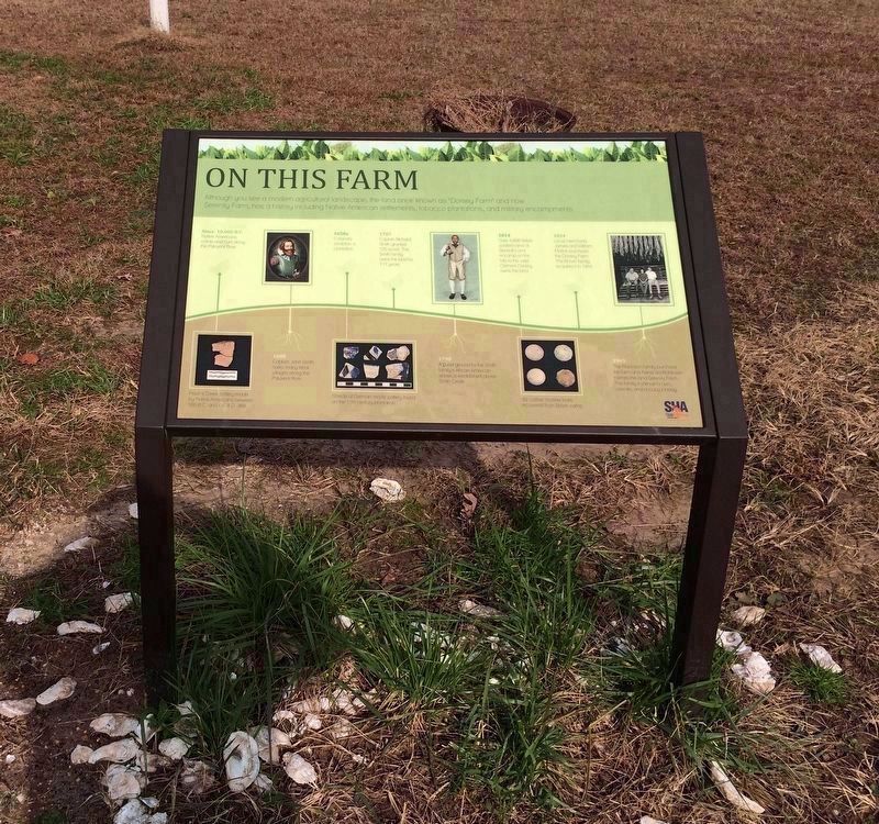 On This Farm Marker image. Click for full size.