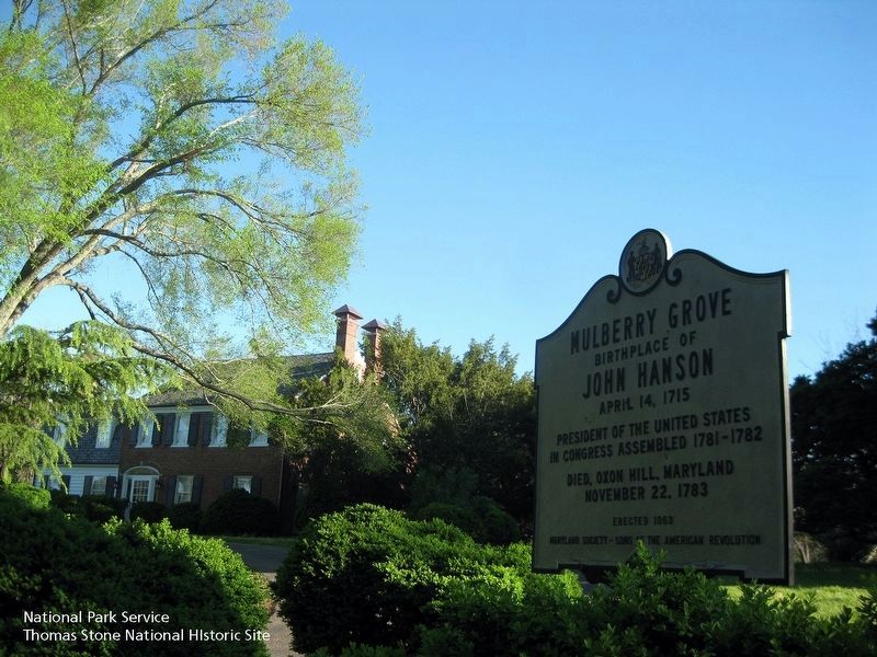 Mulberry Grove Marker and Mansion Exterior. image. Click for full size.