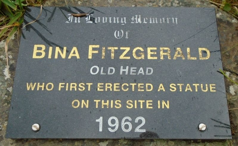 Bina Fitzgerald Marker image. Click for full size.