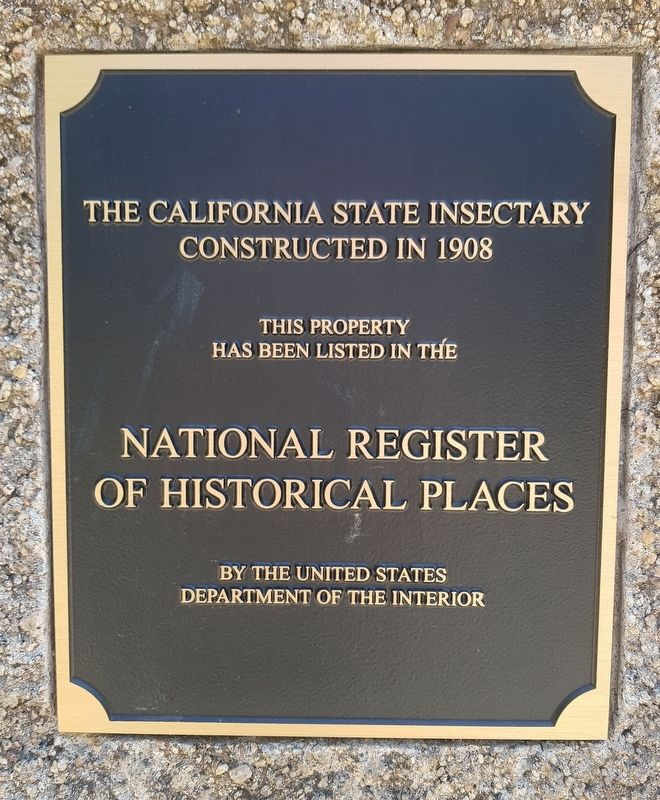 The California State Insectary Marker image. Click for full size.