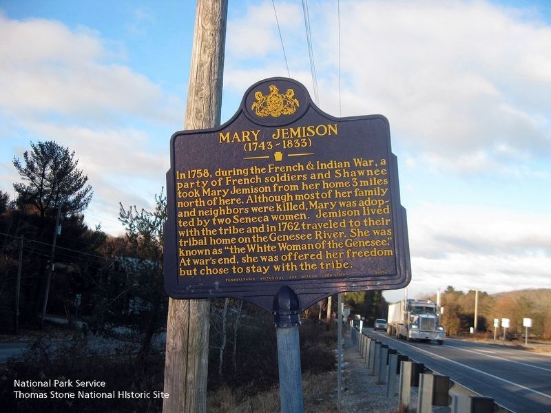 Mary Jemison Marker image. Click for full size.