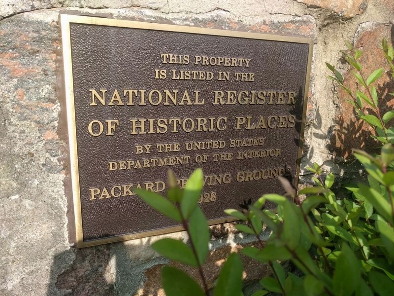 National Register of Historic Places plaque. Click for full size. National Register of Historic Places plaque image. Click for full size.