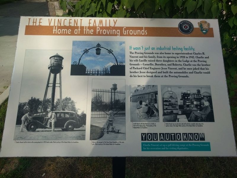 The Vincent Family: Home at the Proving Grounds Marker. Click for full size. The Vincent Family: Home at the Proving Grounds Marker image. Click for full size.