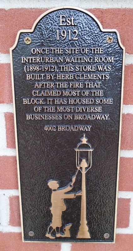 4002 Broadway Marker. Click for full size. 4002 Broadway Marker image. Click for full size.