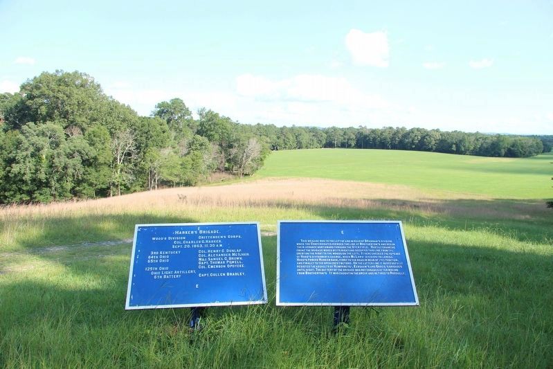 Harker's Brigade Marker image. Click for full size.