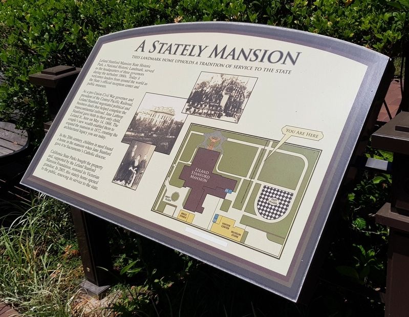 A Stately Mansion Marker image. Click for full size.