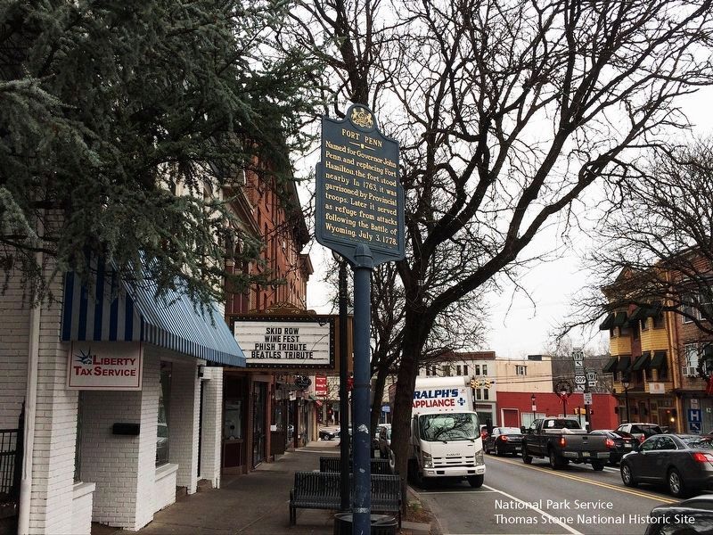 Fort Penn Marker image. Click for full size.