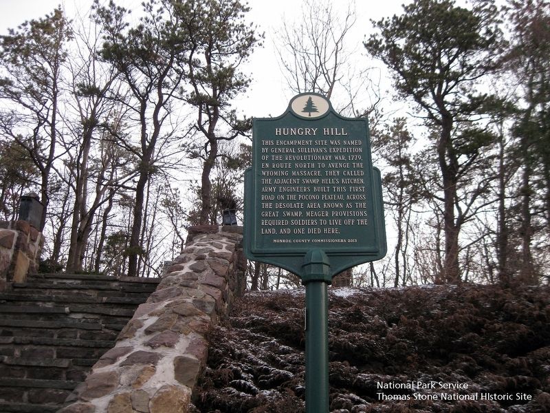Hungry Hill marker. image. Click for full size.