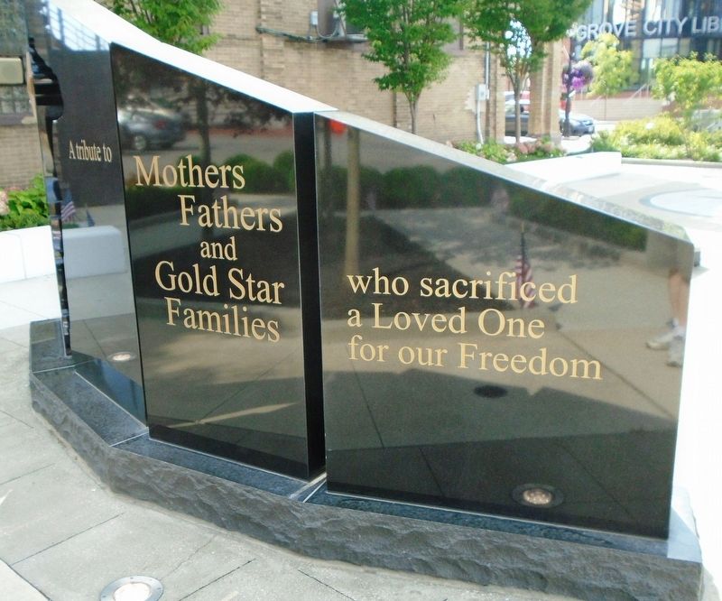 Gold Star Families Memorial. Click for full size. Gold Star Families Memorial image. Click for full size.