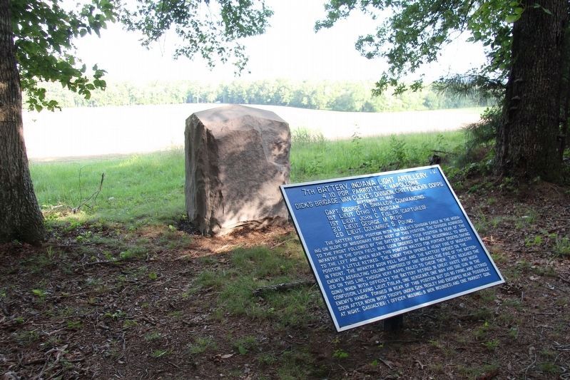 7th Indiana Battery Marker. Click for full size. 7th Indiana Battery Marker image. Click for full size.